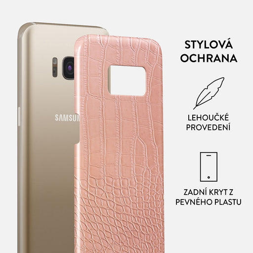Pink Croco - Samsung Galaxy S8 Kryt 2
